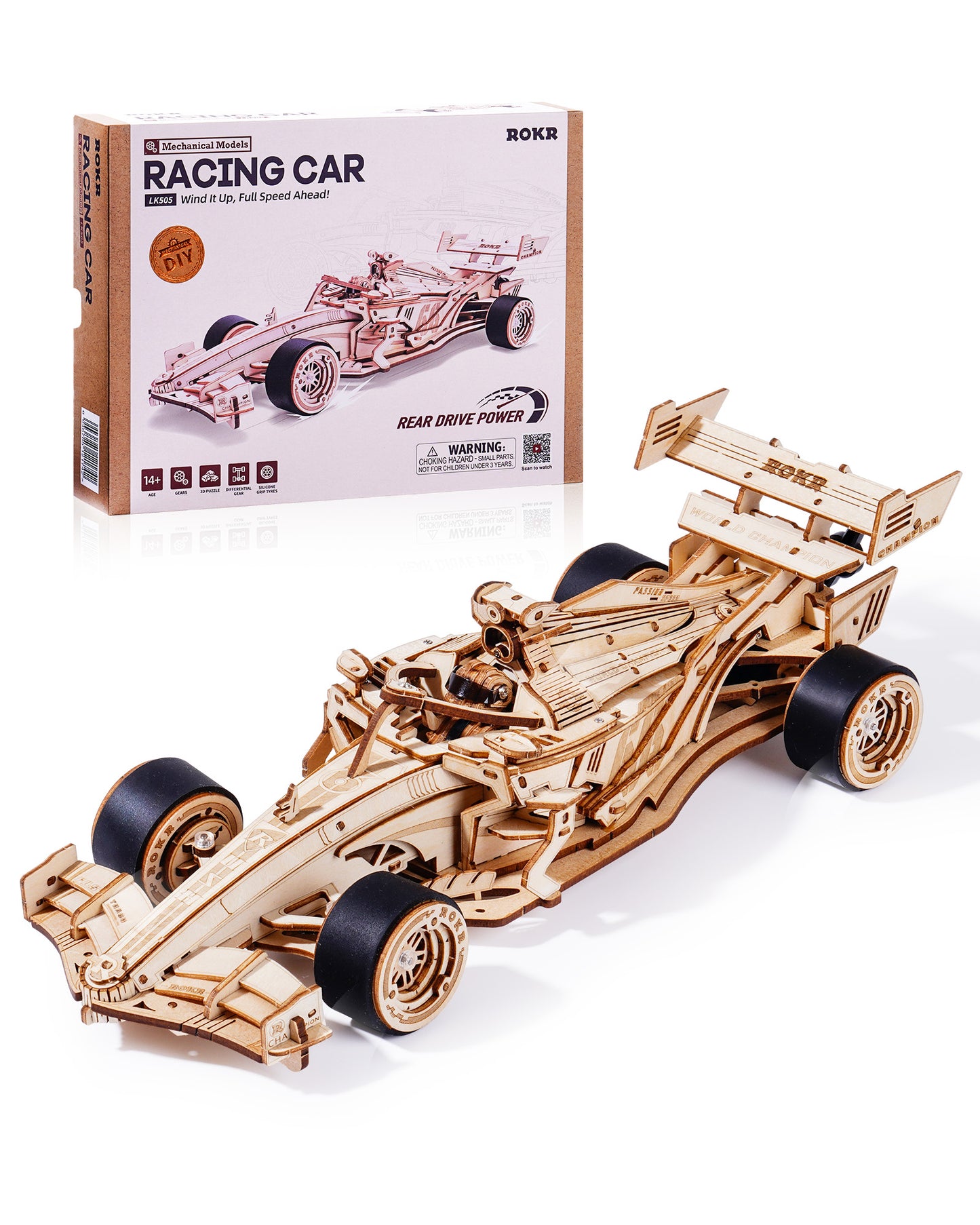 Aevum 3D Wooden Racing Car Puzzle